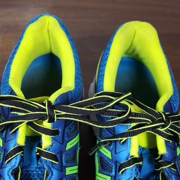 Asics Gel Contend 4 Athletic Running Shoe Womens Size 7 C707N  Blue Green White - Picture 5 of 9